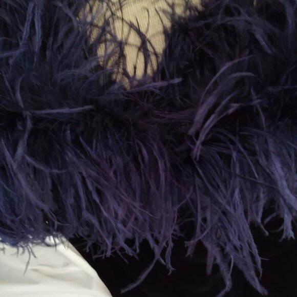 Victor Costa Velvet Evening Dress - Picture 4 of 5